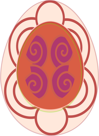 Pysanka Egg (2) / ÐŸÐ¸ÑÐ°Ð½ÐºÐ° clipart