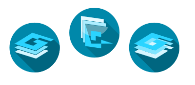 Q flat icons clipart