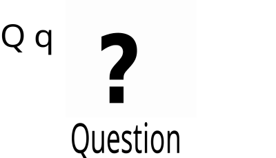 Q for Question clipart