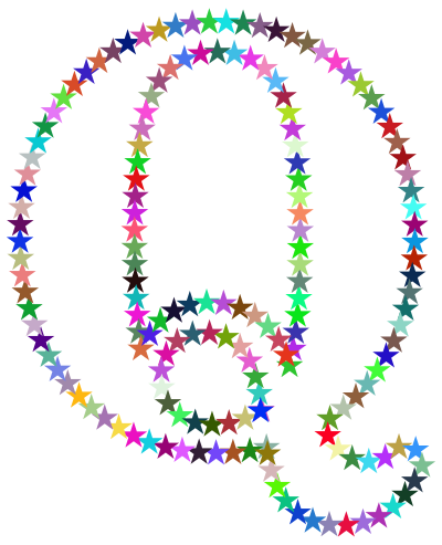 Q Stars clipart