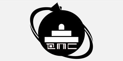 QMC.media branding black & white clipart
