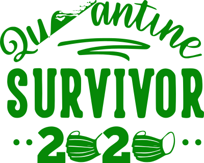 Quarantine survivor 2020 clipart