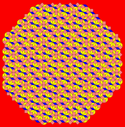 QuasiCrystal 8fold symmetry clipart