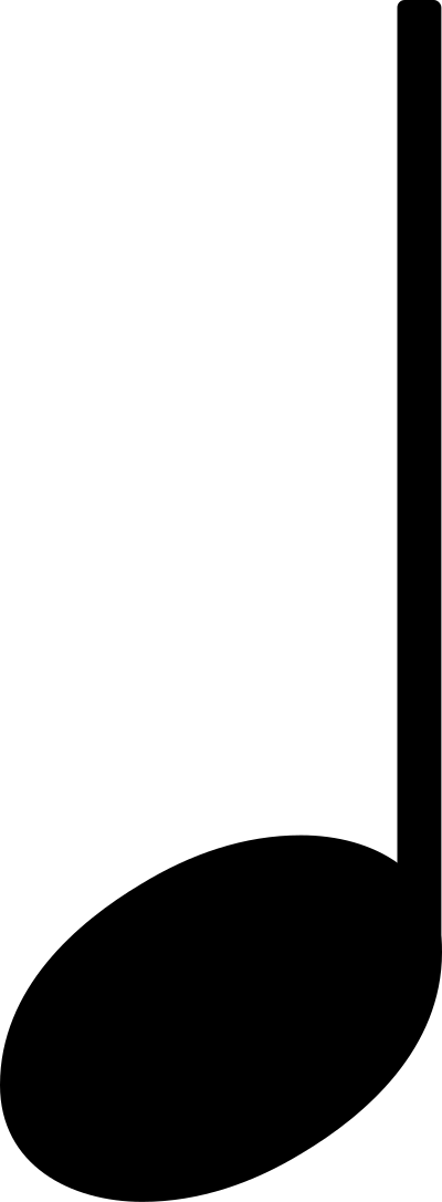 Quater note clipart