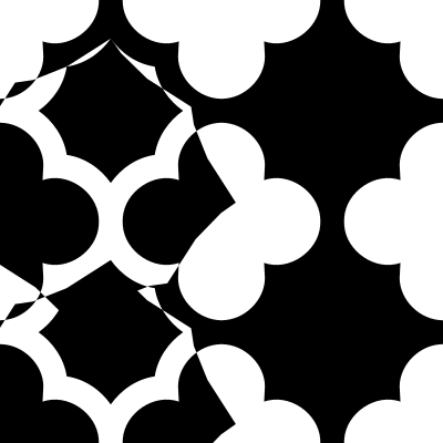 Quatrefoil clipart