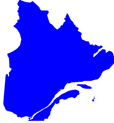 Quebec map clipart