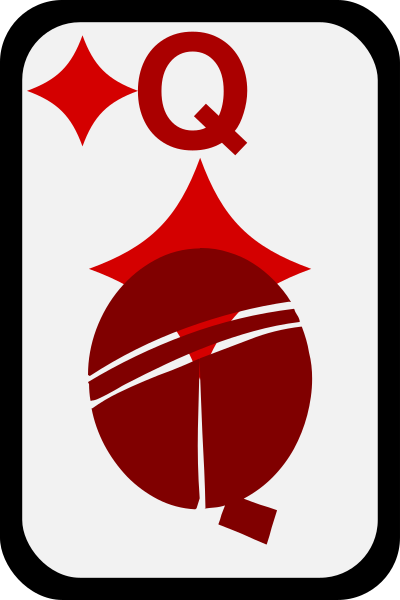 Queen of Diamonds clipart
