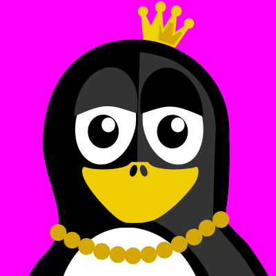 Queen Penguin clipart