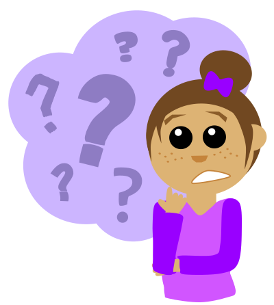 Question Girl clipart