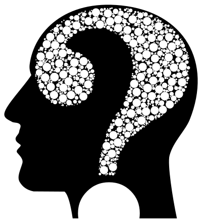 Question Head Circles clipart