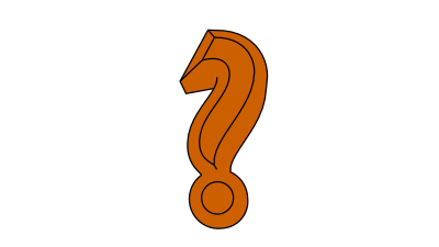 Question mark colored clipart