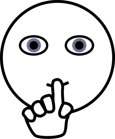 Quiet Line Art clipart