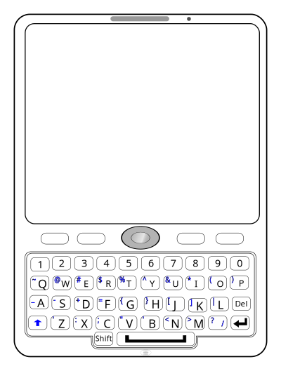 QWERTY Phone clipart