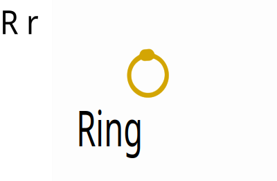 R for Ring clipart