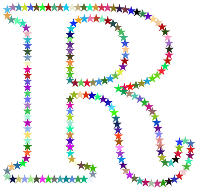 R Stars clipart