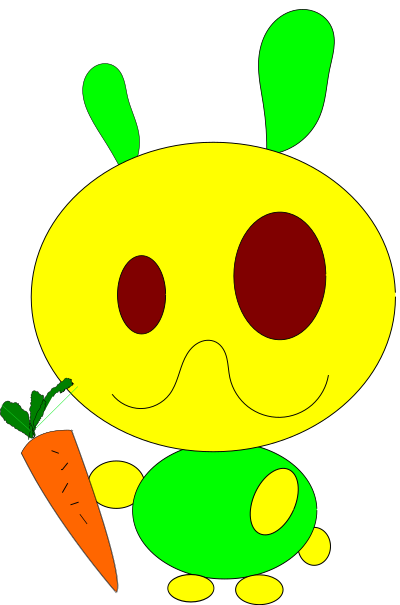Rabbit bo clipart