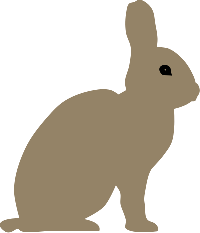 Rabbit by Rones clipart