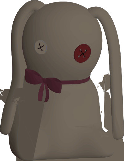 Rabbit doll clipart