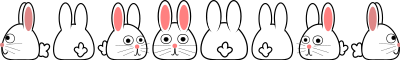 Rabbit Head Sprite Sheet clipart