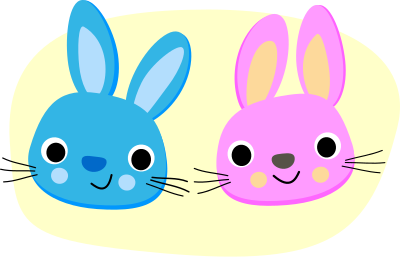 Rabbits clipart