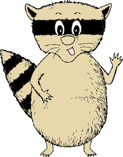 Raccoon clipart