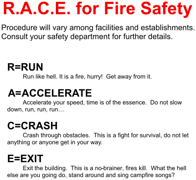 RACE for Fire Safety 2 clipart