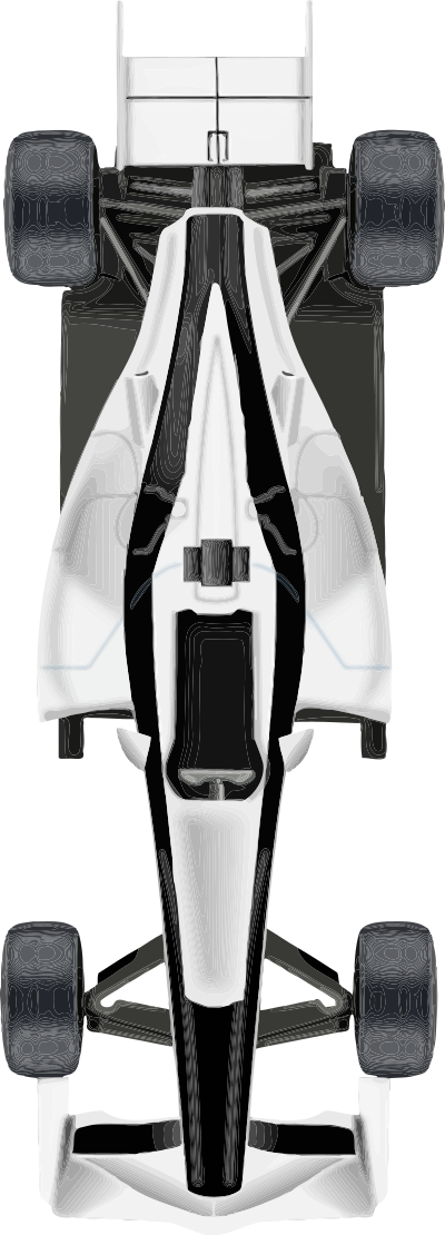 Racing car 19 clipart