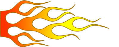 Racing flame clipart