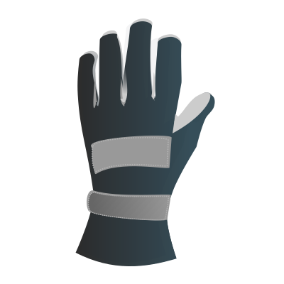Racing gloves clipart