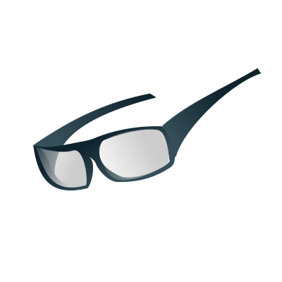Racing goggles icon clipart