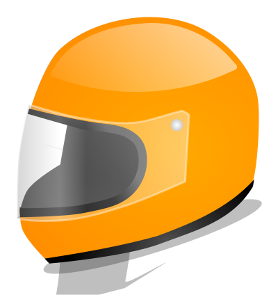 Racing Helmet clipart