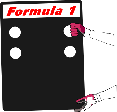 Racing Pit Board clipart