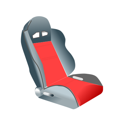 Racing seat clipart