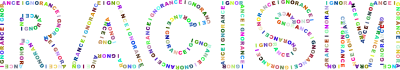 Racism Ignorance Colorful clipart