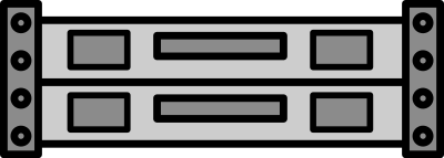 Rack server clipart