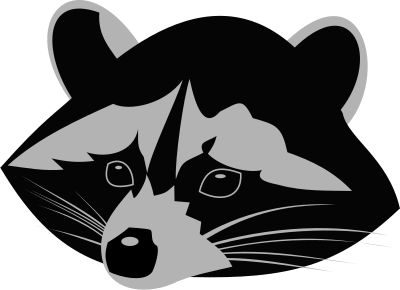 Racoon snout clipart