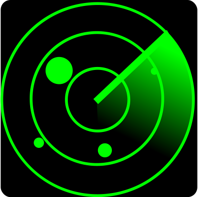 Radar screen clipart