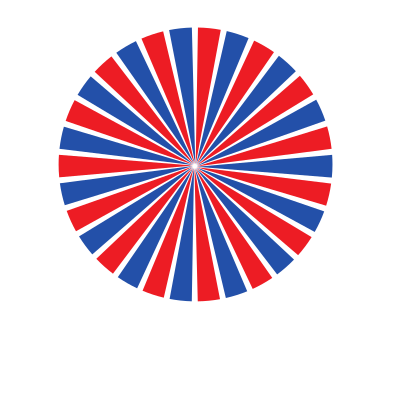 Radial beams circular shape clipart