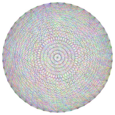 Radial Matrix Prismatic No Background clipart