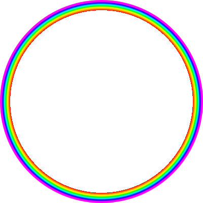 Radial rainbow gradient clipart
