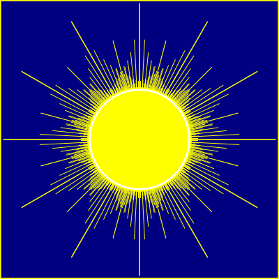 Radiant Sun 2 clipart