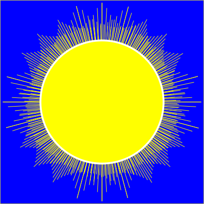 Radiant Sun clipart