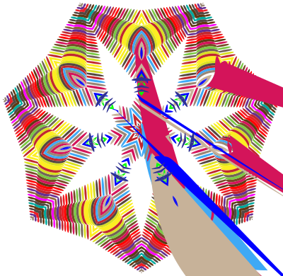 Radiating Star clipart