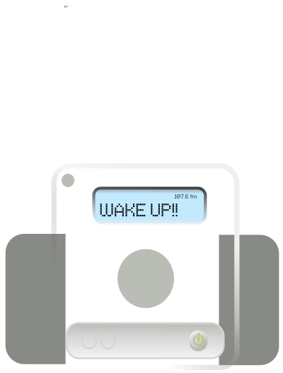 radio: Wake Up!! clipart