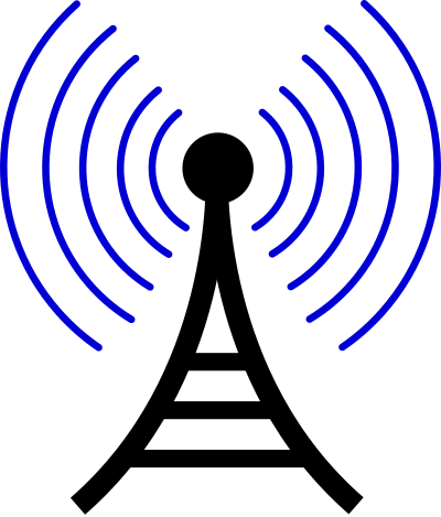 Radio wireless tower cor clipart