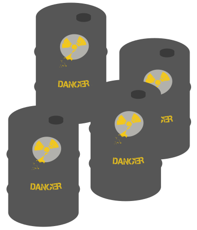 Radioactive Barrels clipart