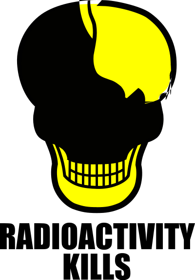 Radioactivity kills clipart