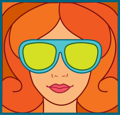 RAGAZZA ANNI '70 clipart