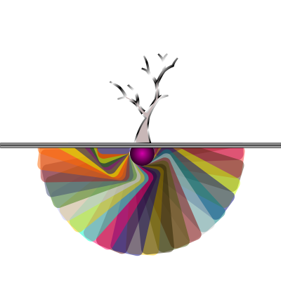 Raices coloridas clipart