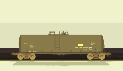 Railroad Tank Car clipart